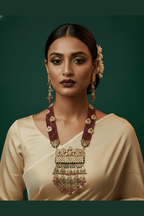 Pranshi long kundan set