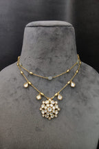 Varsha polki kundan necklace