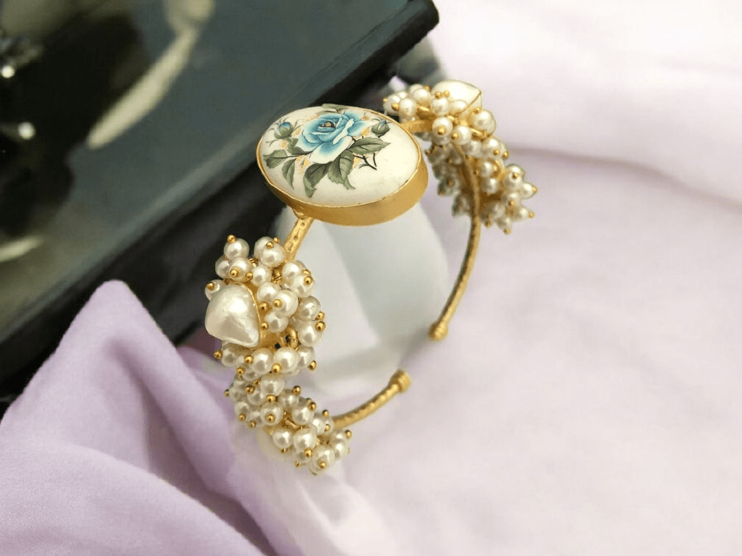 Farzana real pearl bangles