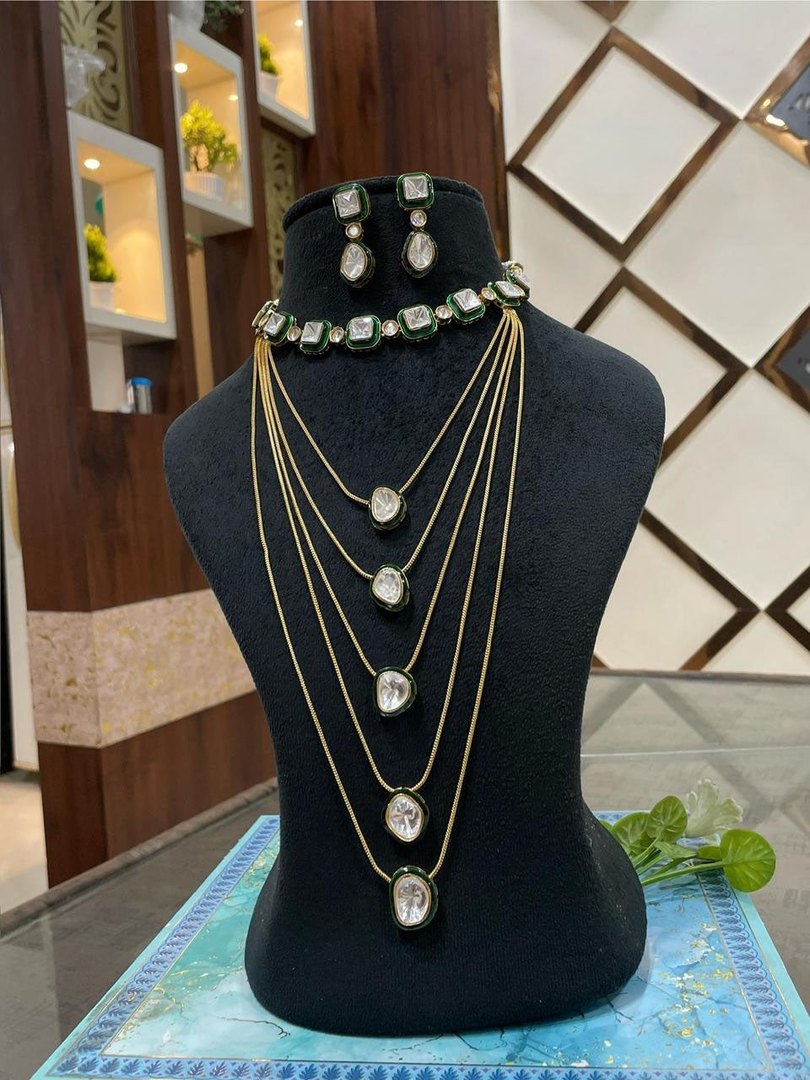 Aaloka Polki Kundan Set