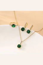 JS-16– 18k Gold Plated Stainless Steel Tarnish Free Waterproof Female Jewellery