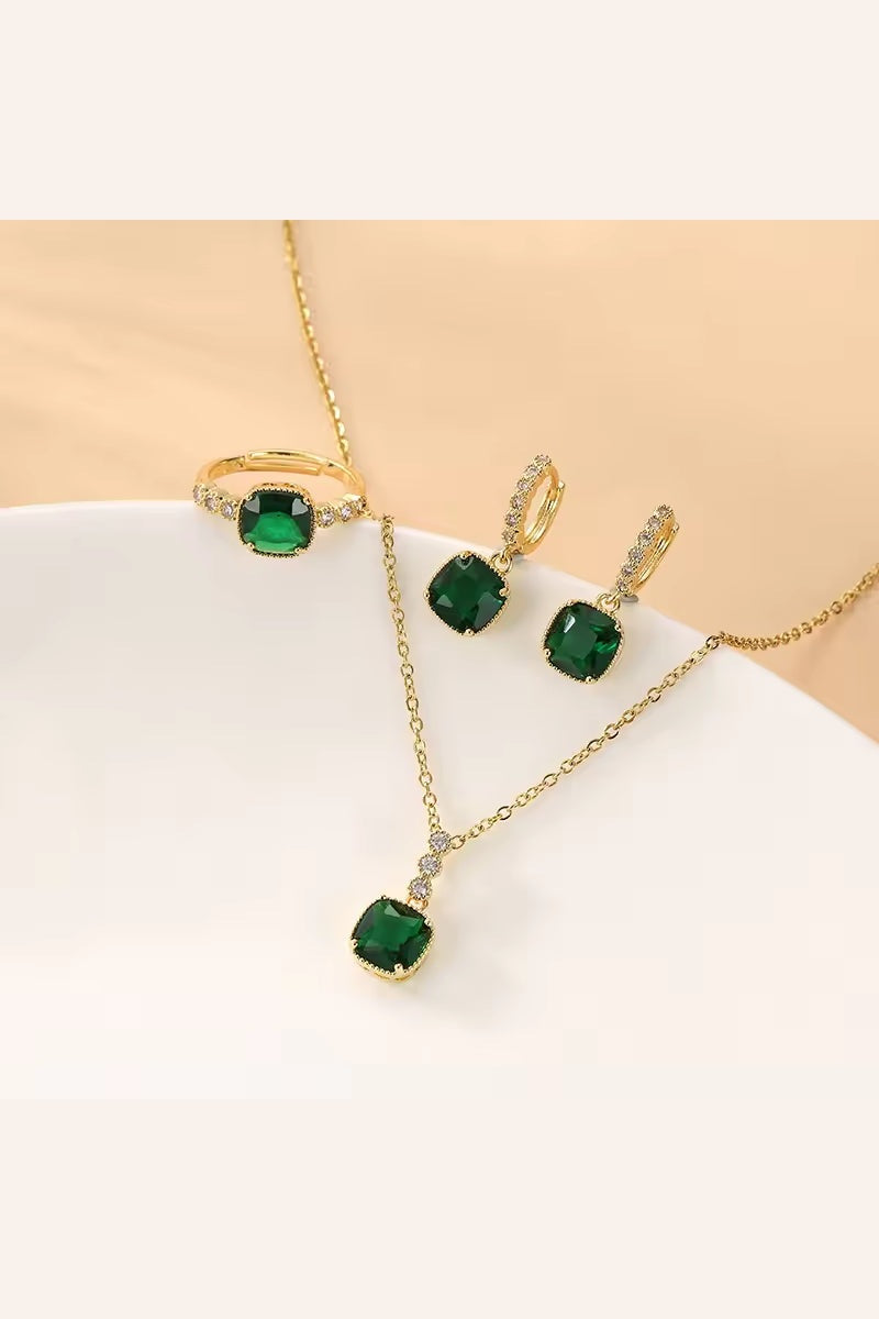 JS-16– 18k Gold Plated Stainless Steel Tarnish Free Waterproof Female Jewellery