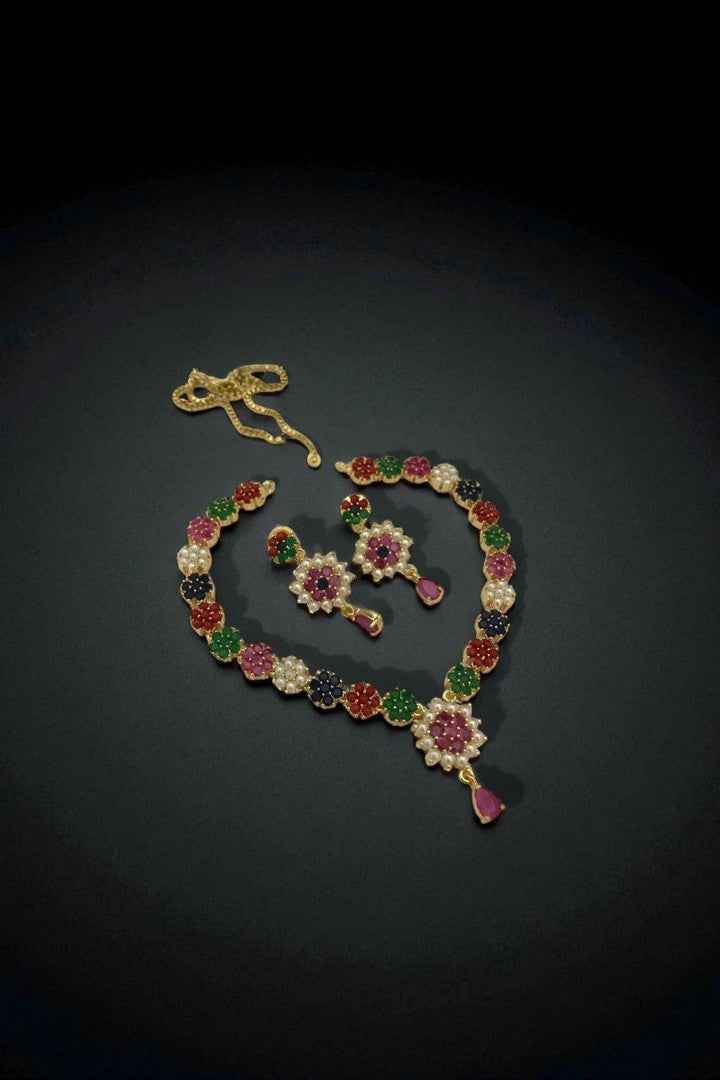 Janakshi real pearl set