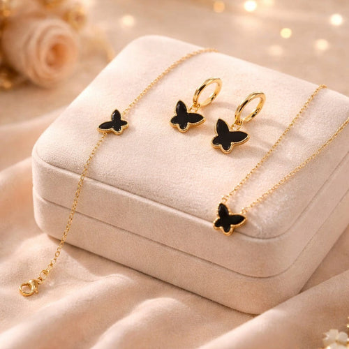 Jazz 18k Gold Plated Stainless Steel Tarnish Free Waterproof Female Jewellery