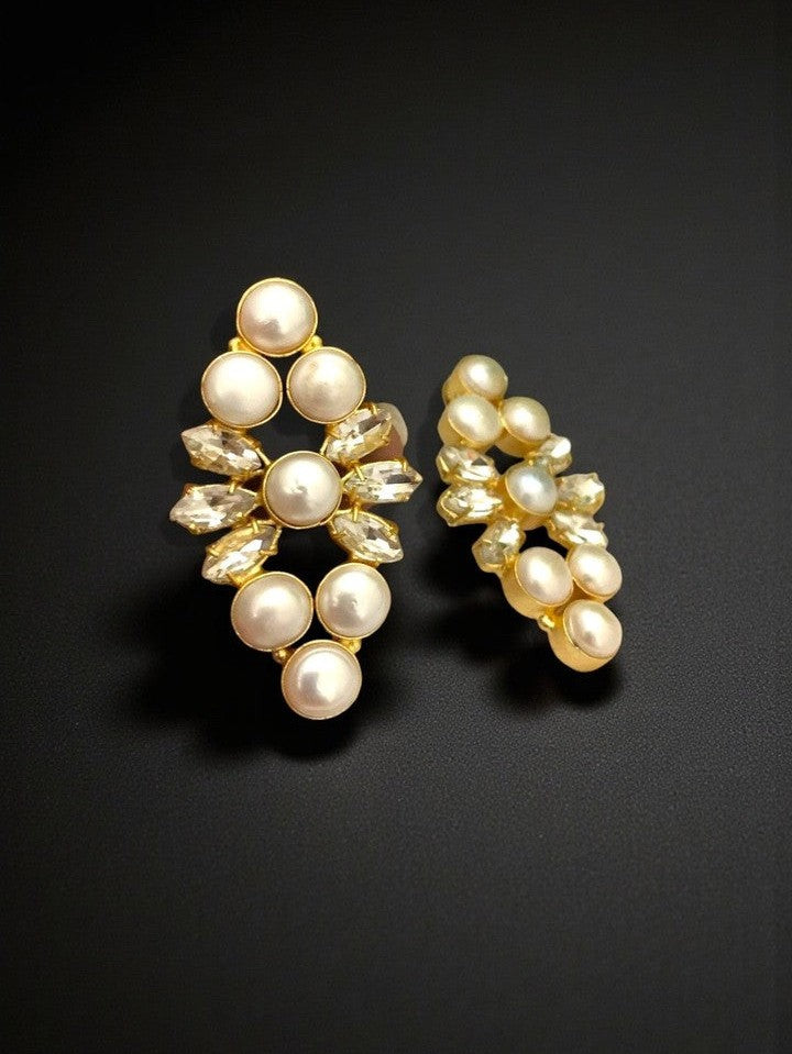 Kanchan Real pearl Earrings