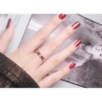 Love 18k Gold Plated ring Anti Tarnish ring