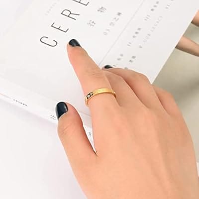 Love 18k Gold Plated ring Anti Tarnish ring