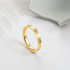 Love 18k Gold Plated ring Anti Tarnish ring