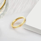 Love 18k Gold Plated ring Anti Tarnish ring