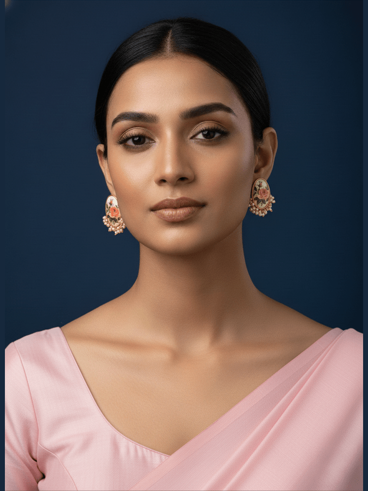 Lucia real pearl earrings