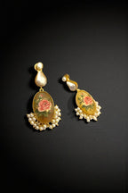 Maanyata real pearl earrings