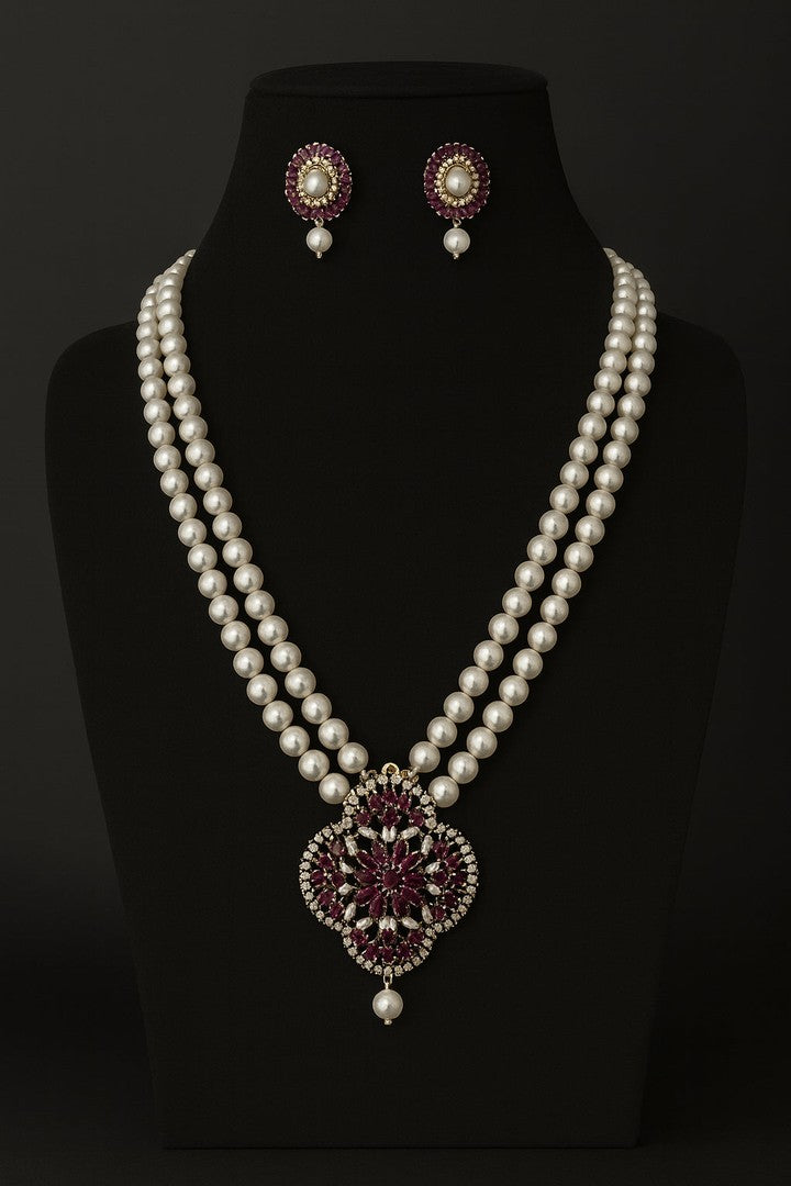 Mahika real pearl set