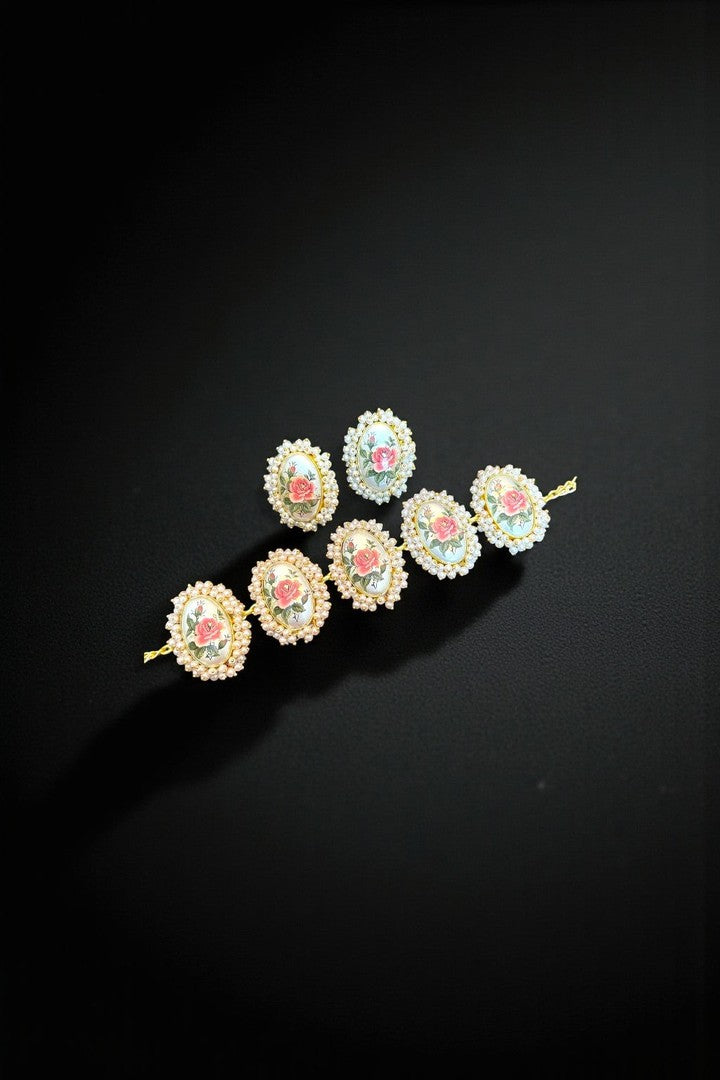 Malya real pearl set
