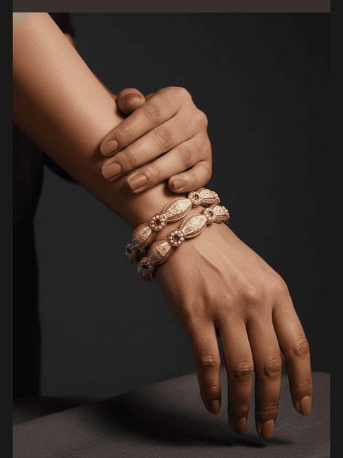 Mandakini meenakari bangles