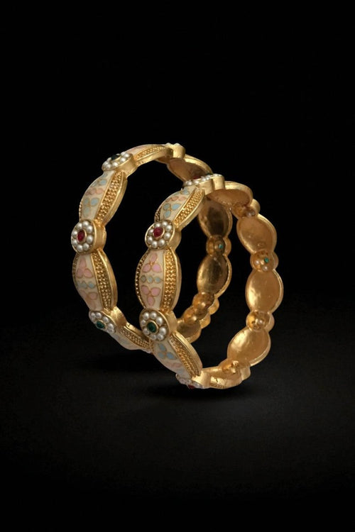 Mandakini meenakari bangles