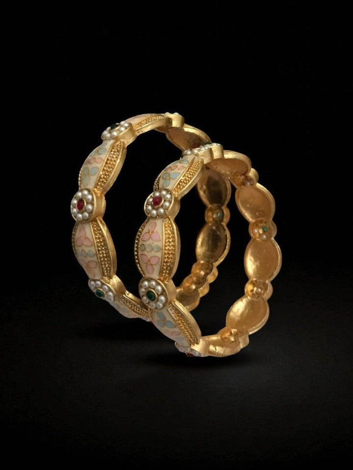 Mandakini meenakari bangles