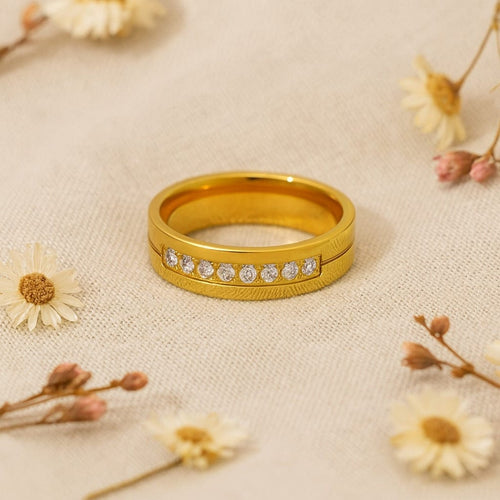 Maria Ring Stainless Steel Anti Tarnish Waterproof Female Jewellery
