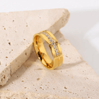 Maria Ring Stainless Steel Anti Tarnish Waterproof Female Jewellery