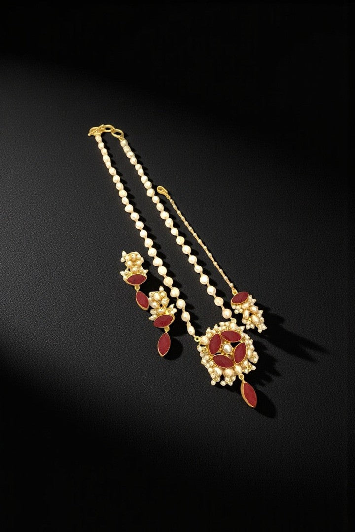 Matangi real pearl combo set