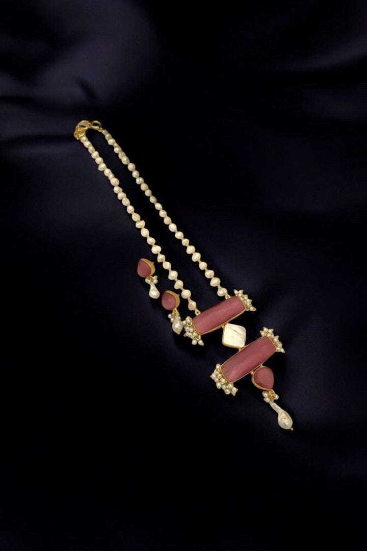 Moulisha real pearl set
