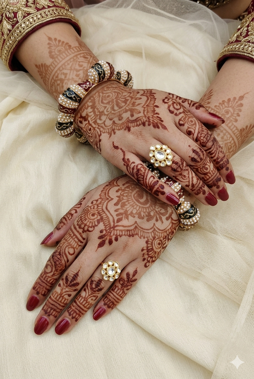 Navirah Traditional Rajwadi Enamel & Pearl Ethnic Bangles