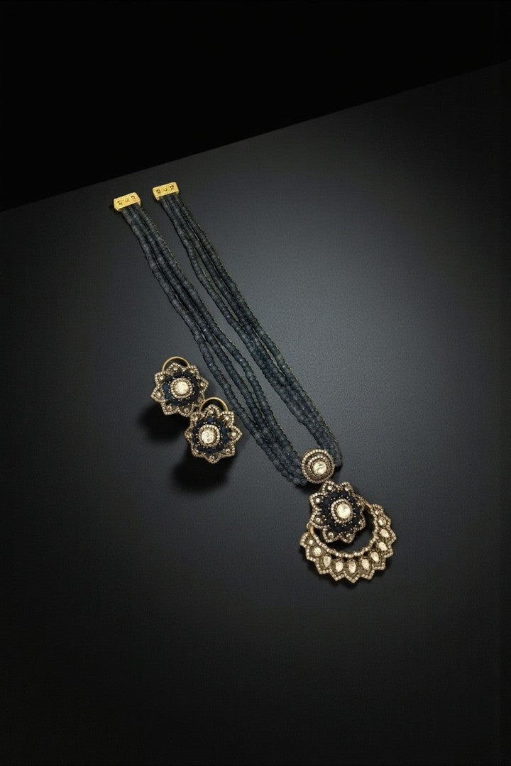 Nirvali polki kundan set