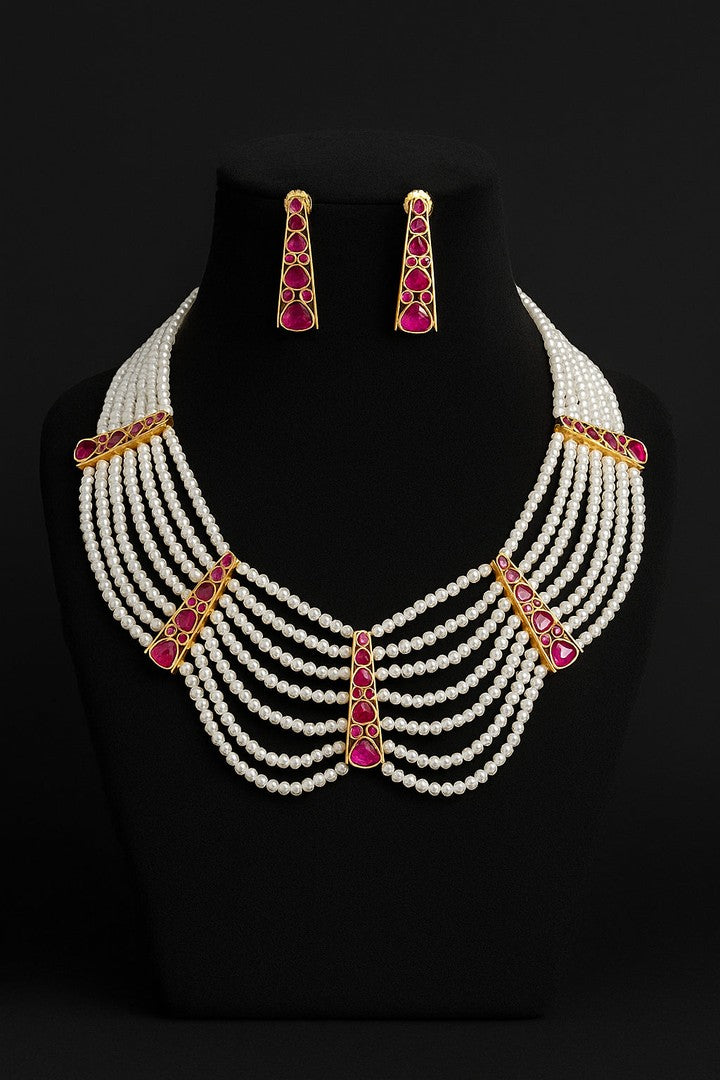 Nirvaya kundan set