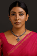 Oxidised Garvari set