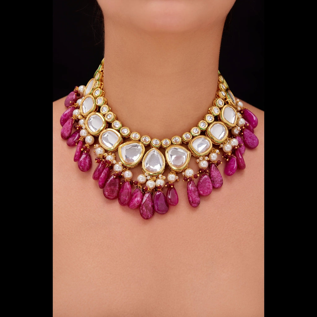 Aisha kundan set