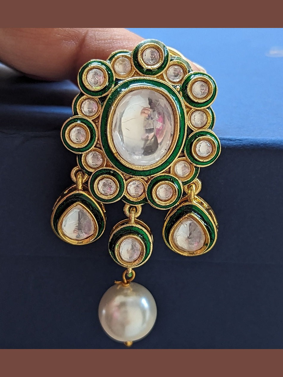 Girija Polki Kundan Earrings