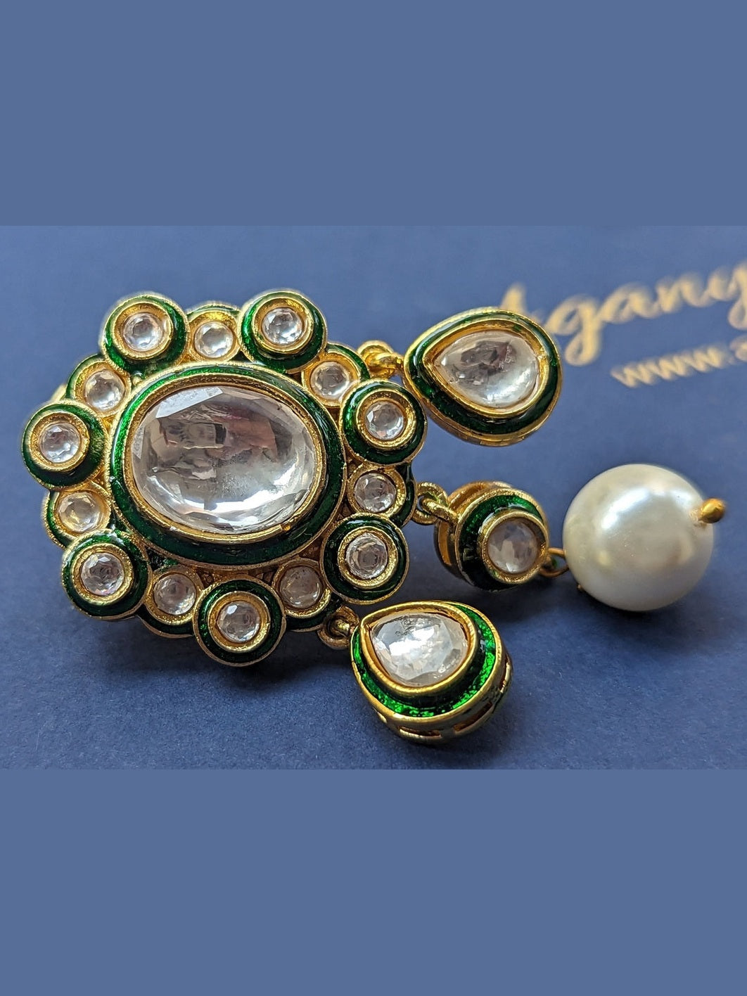 Girija Polki Kundan Earrings