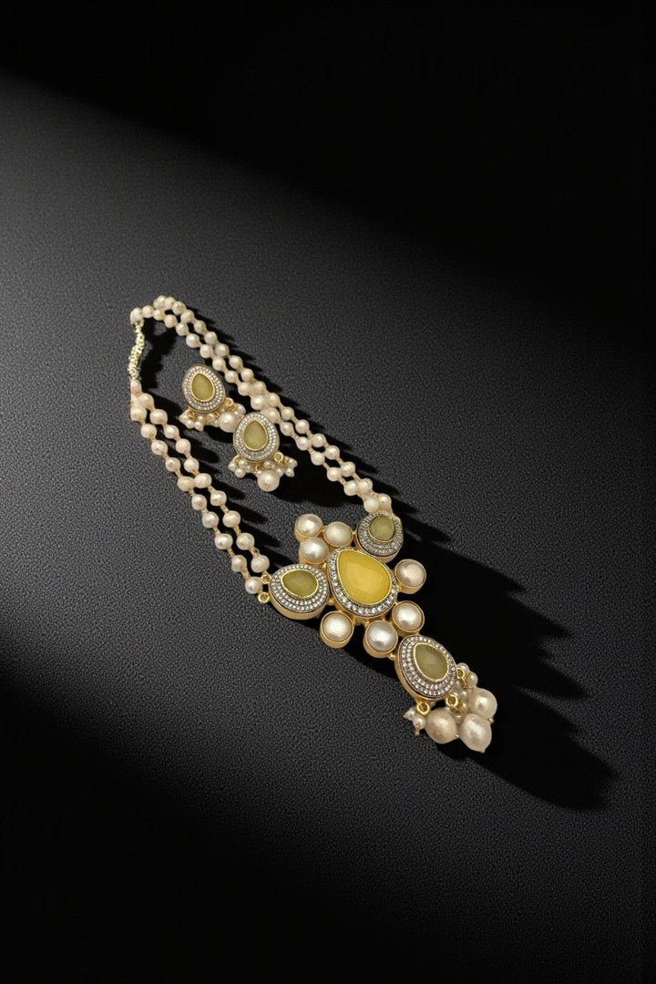 Pakhi real pearl set