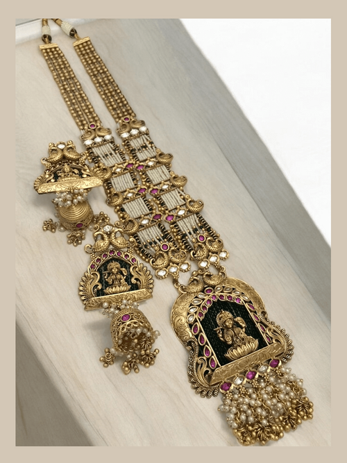 Mahasri polki long set