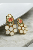 Dhruti real pearl earrings