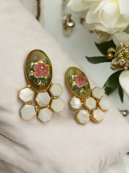 Devanshi real pearl earrings