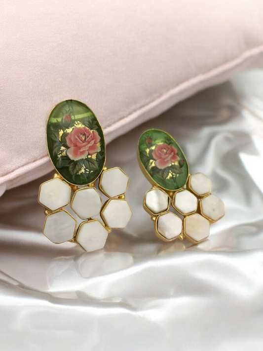 Lucia real pearl earrings