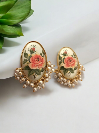 Lucia real pearl earrings