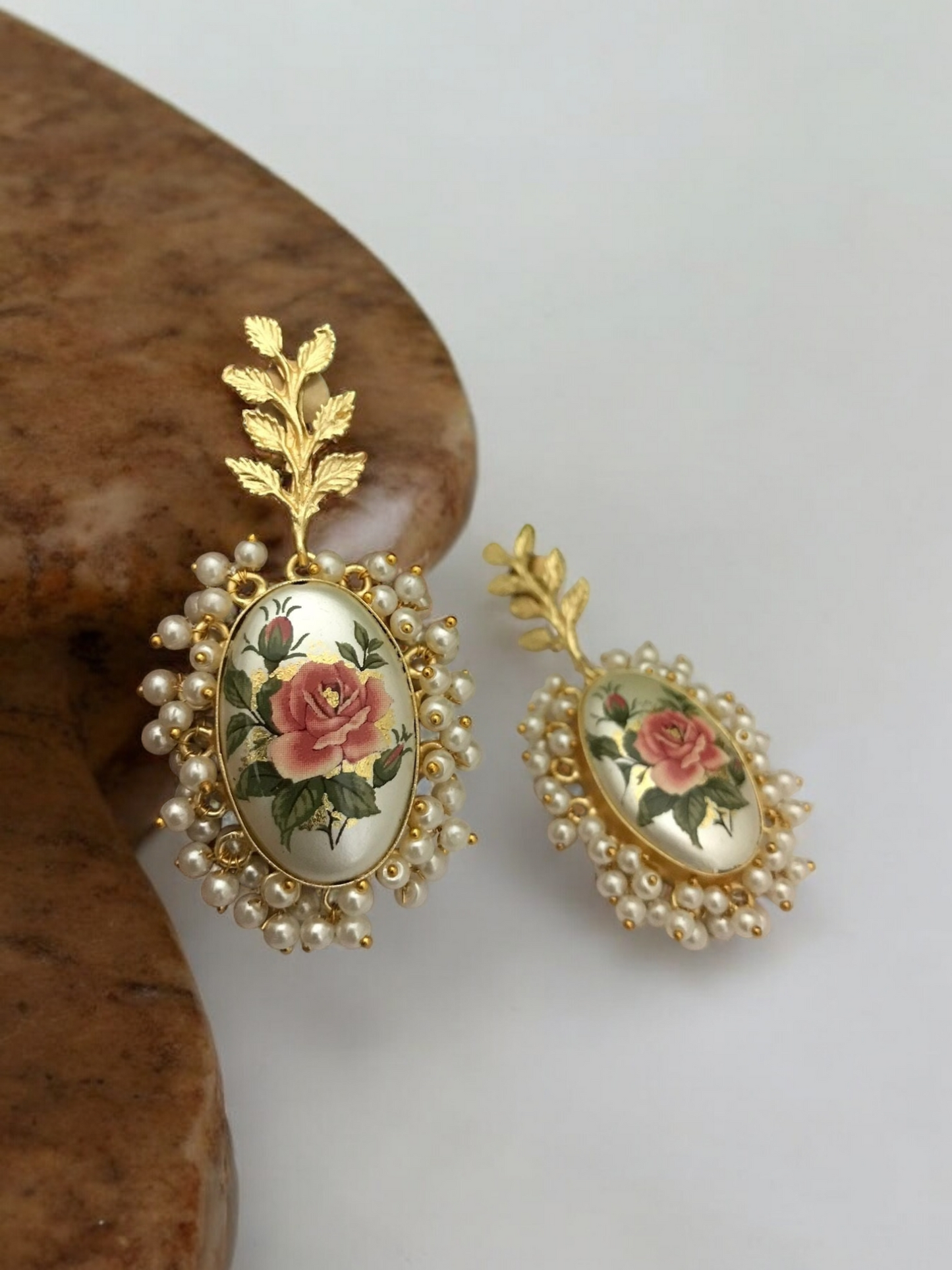 Varunya real pearl earrings