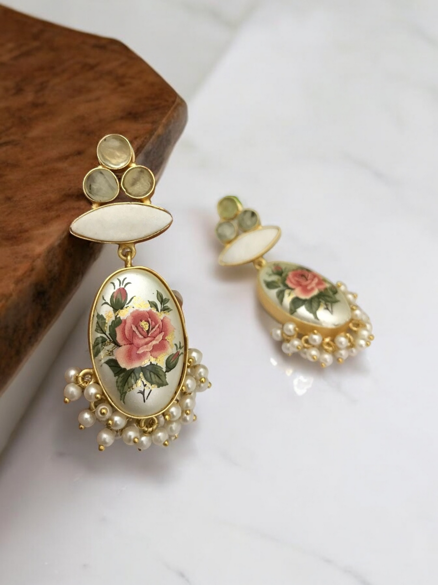 Pavni real pearl earrings