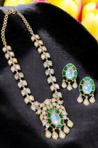 Siya polki kundan set
