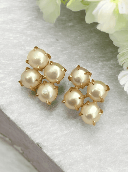 Sayani real pearl earrings