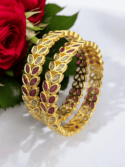 Priya polki bangles