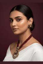 Pritha polki kundan set