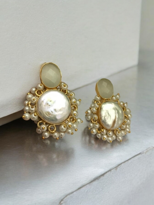 Shivina  real pearl earrings