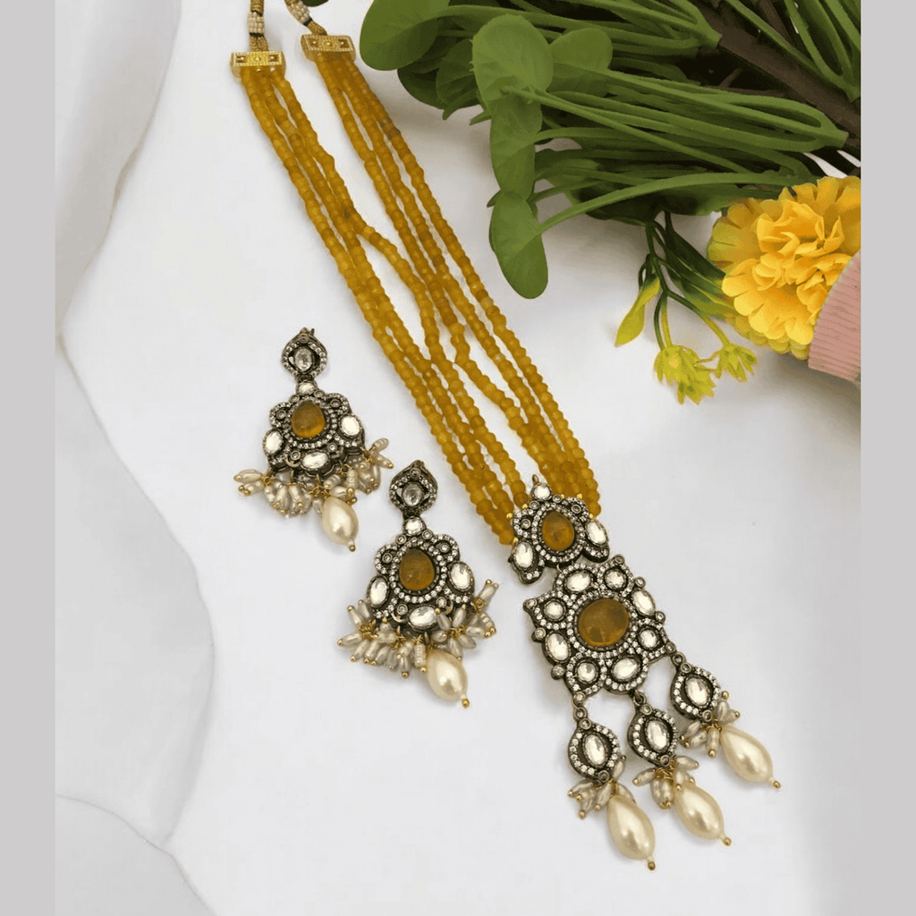 Safina polki kundan set