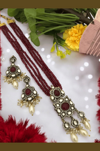 Shaina polki kundan set