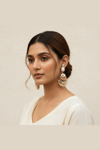 Ahana real pearl earrings