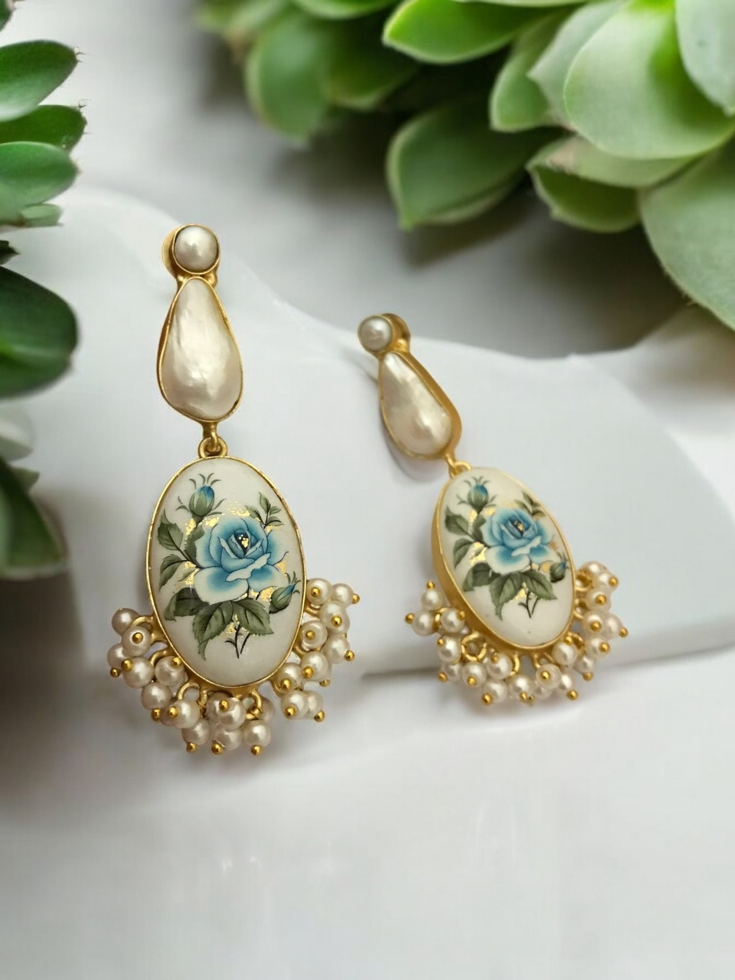 Afea real pearl earrings