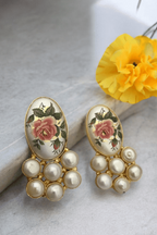 Tamia real pearl earrings