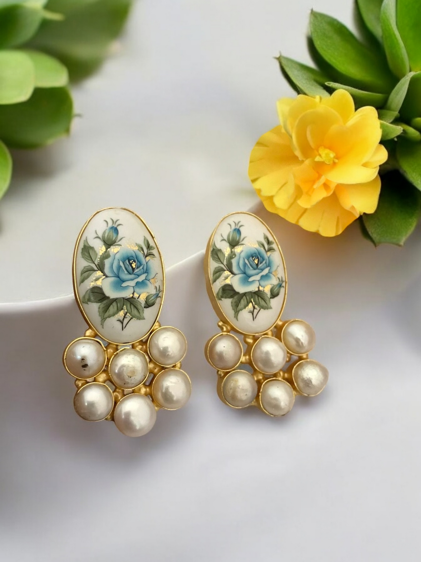 Eden real pearl earrings